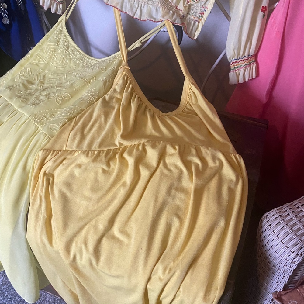 Target Brand Yellow Dresses L/XL